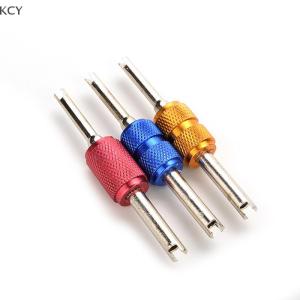 KCY รถรถจักรยานยนต์ยางยางวาล์ว Stem Core Remover ติดตั้งเครื่องมือซ่อม dual End