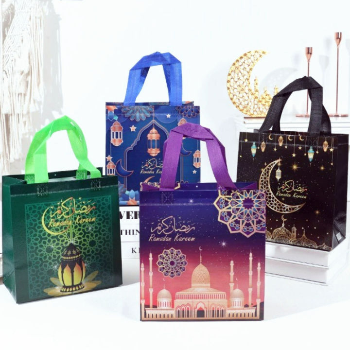 2024 Hari Raya Aidilfitri Gift Box Handle Paper Bag Ramadan Raya Gift ...