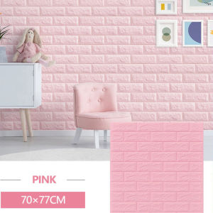 70x77CM 35x39CM Waterproof Big Size Wallpaper Brick 3D Wall Stick Foam Design Self Adhesive For Wall Decor Living Room