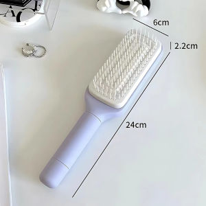 FaSolLa หวี แปรงนวดผม แปรงหวีผม หวีป้องกันไฟฟ้าสถิตย์ หวีทําความสะอาดผม เก็บเส้นผม ทําผมเรียบ ถนอมศีรษะ เก็บผมร่วง