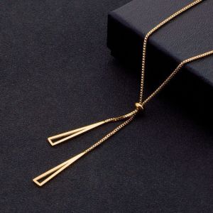 Kalung Necklace Model Tarik Women Modern Korean Style 100% Titanium / Necklace women / Kalung Wanita / Women Necklace