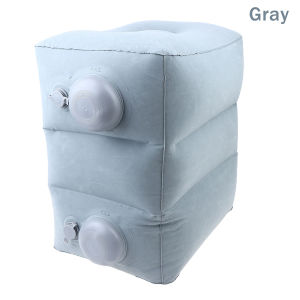[Sirola] Inflatable footrest gối PVC chuyến bay ngủ footrest phần còn lại gối 3 lớp Chiều cao có thể điều chỉnh xe buýt Du Lịch Chân phần còn lại gối