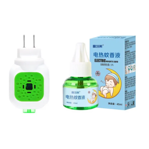 Electric Mosquito Repellent Liquid with Heater Odorless Non-toxi Safe for Pregnant Baby Kids