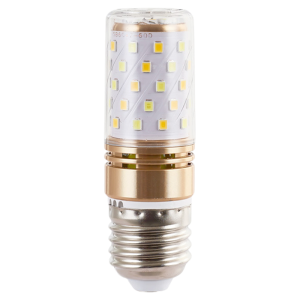 12W LED Corn Bulb E14/E27 Super Bright Energy-Saving Candle Chandelier Variable Light with Three Colors Low Energy Consumption Easy Installation