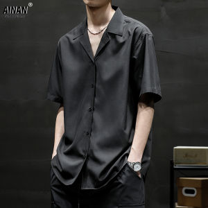 เสื้อเชิ้ตแขนสั้น เกรดพรีเมี่ยม เสื้อเชิ้ตแขนสั้นผู้ชาย ระบายความร้อนได้ยอดเยี่ยม ผ้านุ่มไม่เปลี่ยนรูปทรง