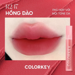Son Kem Lì Colorkey Airy Velvet Lip Lacquer Siêu Mềm Mịn Chuẩn Màu Lâu Trôi