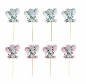BABY ELEPHANT 3D CAKE TOPPER | Baby shower | Baptismal I Birthday (PERSONALIZED/CUSTOMIZED)