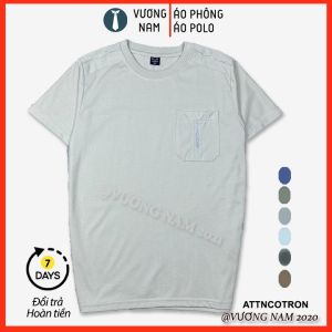 Áo thun nam trung niên form rộng cổ tròn tay ngắn chất cotton đẹp cao cấp VNO22