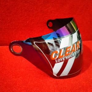 Kaca helm warna pelangi nhk predator single visor(1 kaca )/vog turbo/ caberk/shell