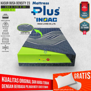 [ 200x120x30 ] Kasur Busa No. 4 Original Mattress Plus by INOAC Density 23 Garansi 20 Tahun