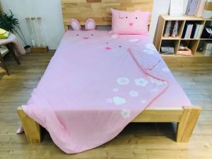 Cute Design Comforter Set - Separate Pillow Case Mattress Cover and Comforter