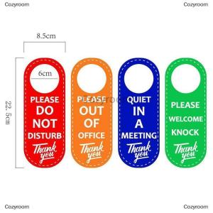 [COD] Cozyroom Door Sign Hanger Tags Cleaning Label Do Not Disturb Signs Double-Sided Tag