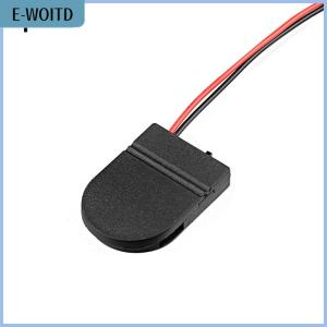 【E-WOITD】 5PCS Single Slot CR2032 CR 2032 Button Coin Cell Battery Holder Case Cover With ON-OFF Switch leads Wire 3V Battery Box