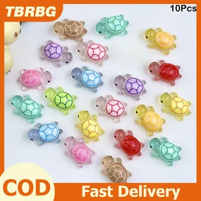 TBRBG 6 10 con rùa phát sáng mini trang trí nhà cảnh quan đồ thủ công bằng nhựa Rùa phát sáng vườn bể cá thu nhỏ đồ trang trí trang trí