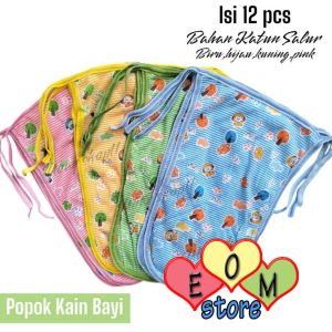 1 lusin / 12 Pcs popok bayi -popok kain ikat - murah - bahan lembut
