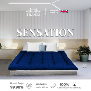 Thames Sensation ท็อปเปอร์ ใยขนห่านเทียม การันตีความหนา 4นิ้ว (ขนาด 3.5/5/6 ฟุต) ทอปเปอร์ topper microgel