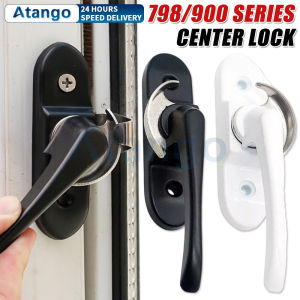 Center Lock 798/900 Series Aluminum Sliding Windows Locks With Hook 42”