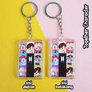 Gantungan Kunci Kotak BTS Character versi 1 - Jungkook Taehyung Merchandise KPOP Ganci Unofficial