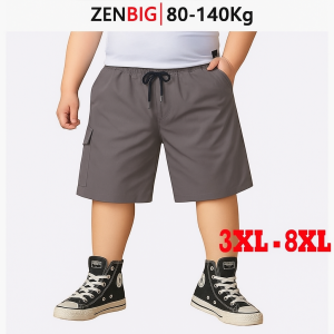 Quần đùi nam bigsize dây rút form rộng Quần short nam ZENBIG trẻ trung cho người mập