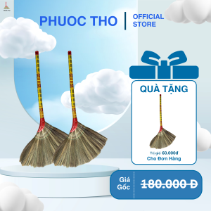 [Combo10] Mua 2 tặng 1 chổi nhựa Tem Rồng sạch bông loại dày và chắc. (Top 2 chổi bán chạy nhất)
