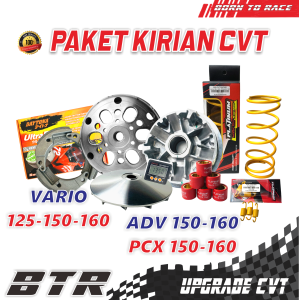 Paket Full Upgrade Kirian Cvt Vario Pcx Adv 125 150 160 Old Led Bolam Thailand Vietnam Indonesia Lokal Pulley Set Rumah Roller dan bubut racing motor matic