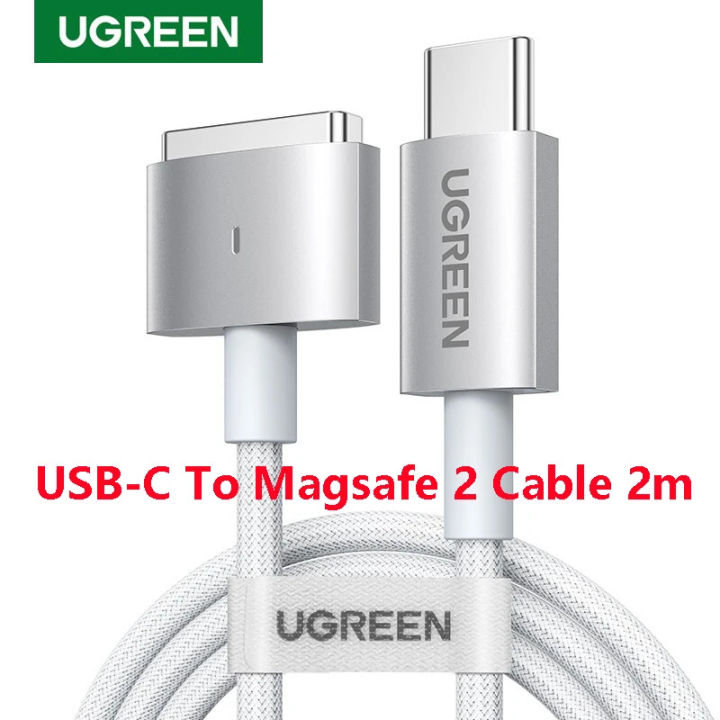 Ugreen led magnetic for USB C to MagSafe charging cable PD charger for  Apple Pro air power adapter cable 2M 85W 65w45w Lazada PH