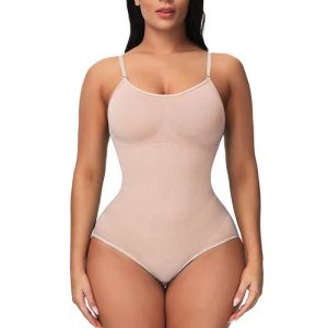 Womens Sculpting Bodysuit Body Shaping One-piece Underwear Slimming Shapewear Tummy Control Waist Slimming Shapewear