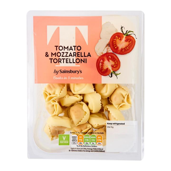 Sainsbury's Tomato And Mozzarella Tortelloni Fresh Pasta 300G Lazada