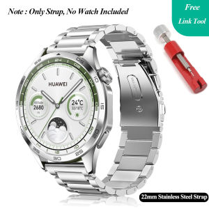 20mm Stainless Steel Strap for Samsung Galaxy Watch 6 Classic/6/5/4/3/Actice 2 22mm Metal Band for Huawei GT 4/3/2 46mm for Amazfit Bip/GTS/GTR Smartwatch Strap