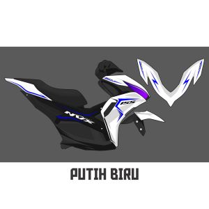 STRIPING TRANSPARAN AEROX ALL NEW CONNECTED 155 MOTIF RAINBOW STICKER AEROX SPTR AEROX NEW P001