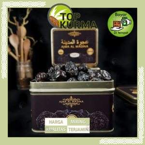 Kurma Ajwa Kaleng 1kg Ajwa Al Madina Ajwa Best Seller Kualitas Terbaik