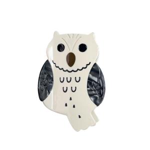 Modern Half Up Hair Clip Medium Capacity Cartoon Owl Shape NonSlip Design For Long Short Hair