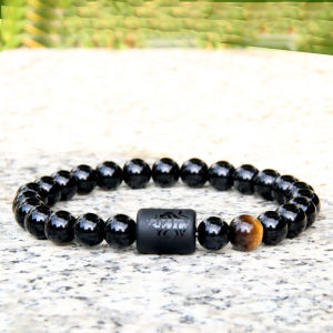 Corinna Constellation Zodiac Bracelet Mens Natural Stone Bead Couple Bracelet Ladies Friend Couple Gift