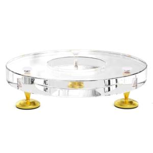 Độ Bền Giá để loa Acrylic cho máy tính để bàn lớp phủ chống trượt Cơ Sở tăng cường âm thanh claritys antiresonance chống sốc Tấm lót chân