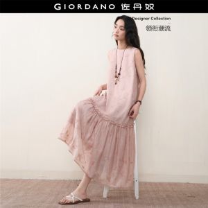 GIORDANO Women Dress Lyocell Stitched Dress Casual Stylish Trendy Elegant Comfortable Fashion Classic Modern 18466511