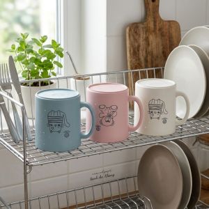 Cốc nhựa đánh răng cốc nhựa màu pastel nhựa Việt Nhật cốc uống nước có quai cầm cao cấp Đức Huỳnh DN091