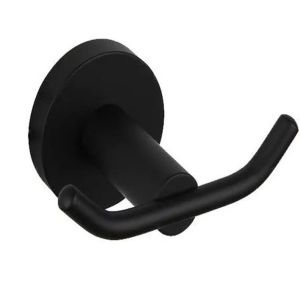 LIDIP 1/2Pcs Wall Mounted Bathroom Hook Hardware Dual Hooks Coat Rack Hanging Storage Stainless Steel Towel Robe Holder for Kitchen