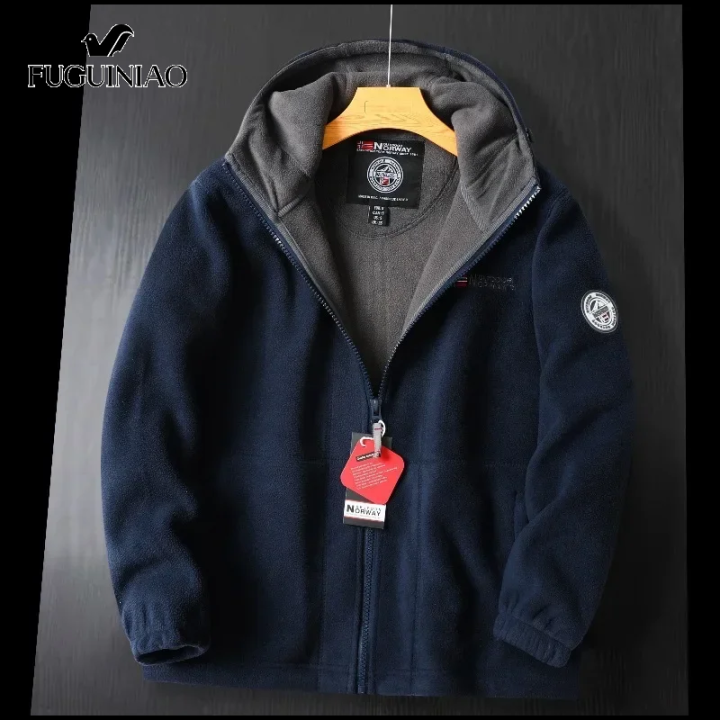 Men's%20Hooded%20Polar%20Jacket%20Thick%20Casual%20Solid%20Jacket%20With%20Pockets%20Large%20Winter%20Jackets%20-%20Image%203