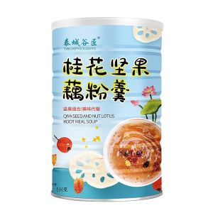 [Anmi Food] 500g  Osmanthus Nut Lotus Root Starch Soup  Osmanthus Nut Lotus root Breakfast Food
