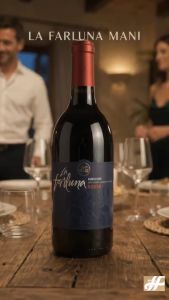 [Carton Sales]LA FARLUNA MANI RUBICONE ROSSO 750ML 14%Vol 6 Bottles