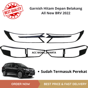 PAKET GARNISH HITAM LIST LAMPU DEPAN BELAKANG MOBIL NEW BRV 2022