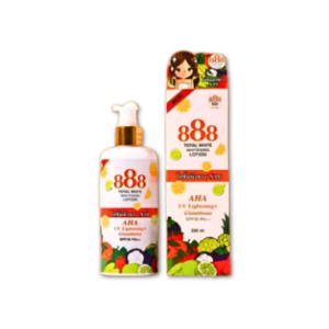888 Total Whitening Body Lotion 10x Whitening Lotion with SPF Sun Protection Original From Thailand