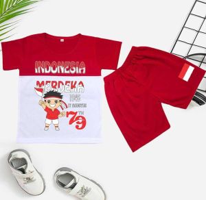 setelan anak laki laki 2-8 tahun / 17 agustusan
