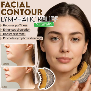 Facial Contour Care Brush Facial Massage Meridian Brush Lymphatic Scraping Facial Brush Care For Circulation