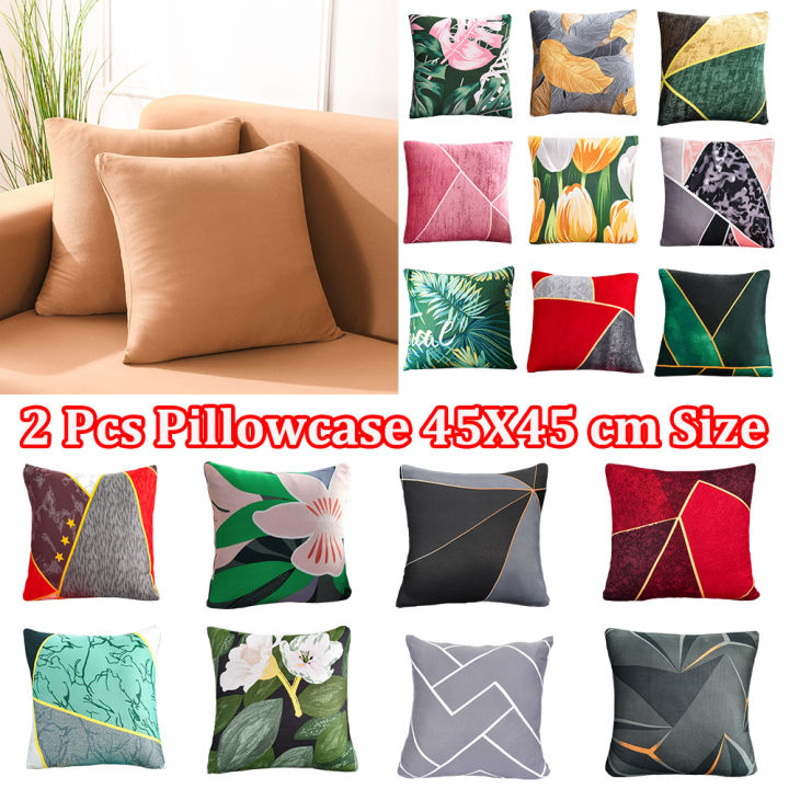 Pcs Sofa Pillowcase Pillow Cover Throw Pillow Cases(45×45 CM
