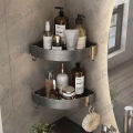 Local Stock baokemo Aluminum Multifunctional Towel Rack Double Towel Bars  Wall Mounted  Toilet Brush Toilet Tissue Box Bathroom Accessories. 