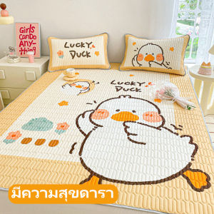 ผ้าปูที่นอนยางพาราแท้3.5/5/6ฟุต ป้องกันไรฝุ่น แบคทีเรีย กันซึมเปื้อน ซักทำความสะอาดง่าย