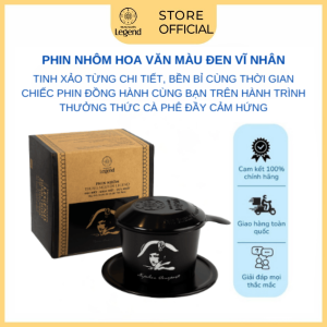 Trung Nguyên Legend Phin Nhôm Vĩ Nhân Đen - 170ml - Mẫu Ngẫu Nhiên