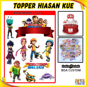 TOPPER KUE KARAKTER BOBOI BOY  TOPPER CAKE BOBOI BOY  TOPER HAPPY BIRTHDAY  HIASAN KUE KARAKTER TT331