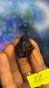 Viên đá khoáng vật Azurite Machalite MAgic tự nhiên năng lượng Vũ trụ 22